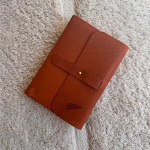 Red wing leather notebook